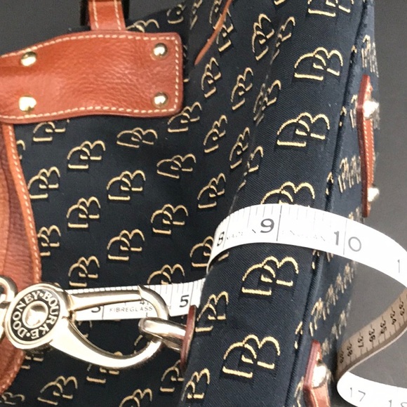 🍁 DOONEY & BOURKE RICH NAVY, CANVAS WITH TAN ACCENTS - Picture 8 of 10